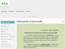 Tablet Screenshot of iesalpujarra.edu.es